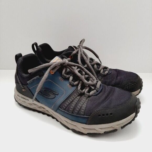 SKECHERS Escape Plan All-terrain Lace-up Hiker Men's Shoe Sz 9.5 - Picture 2 of 15